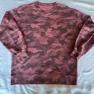 lululemon athletica Women's Camouflage Crewneck in Pink Shades